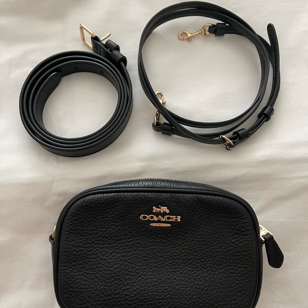 Slightly Used Coach Belt/Cross Body Mini Bag